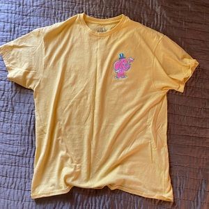 Yellow Pink Elephant Shirt